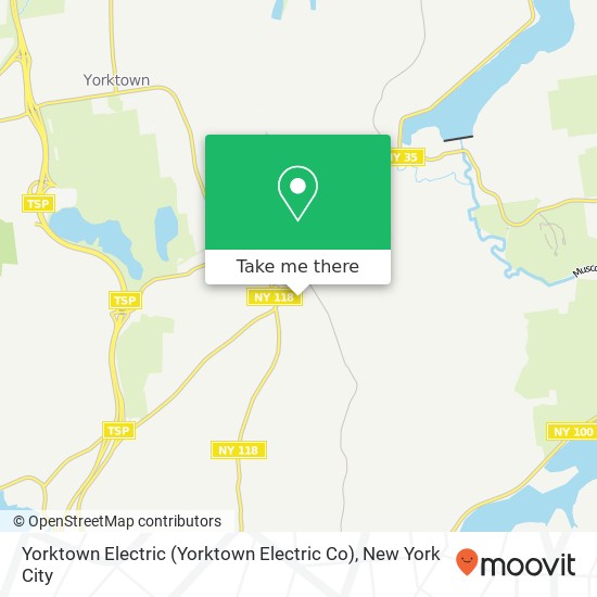 Mapa de Yorktown Electric (Yorktown Electric Co)