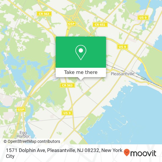 1571 Dolphin Ave, Pleasantville, NJ 08232 map