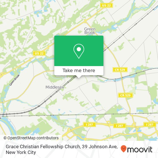 Mapa de Grace Christian Fellowship Church, 39 Johnson Ave