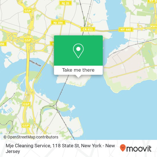 Mapa de Mje Cleaning Service, 118 State St