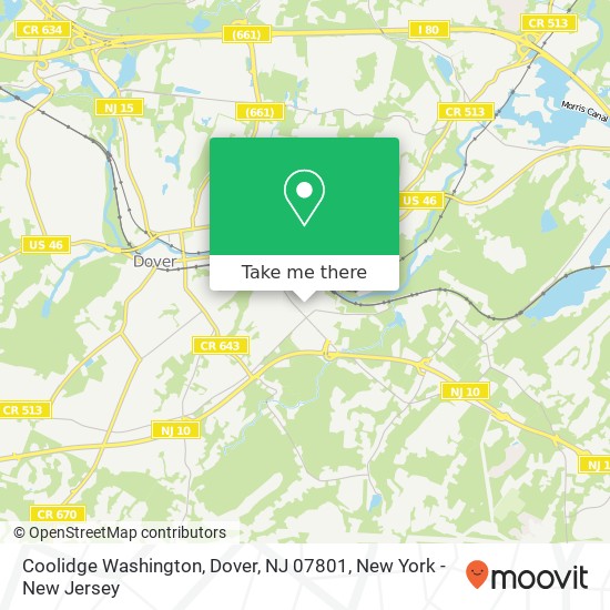 Coolidge Washington, Dover, NJ 07801 map