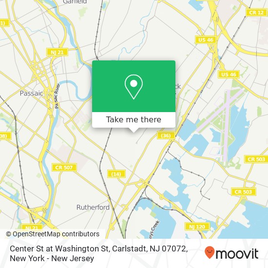 Center St at Washington St, Carlstadt, NJ 07072 map