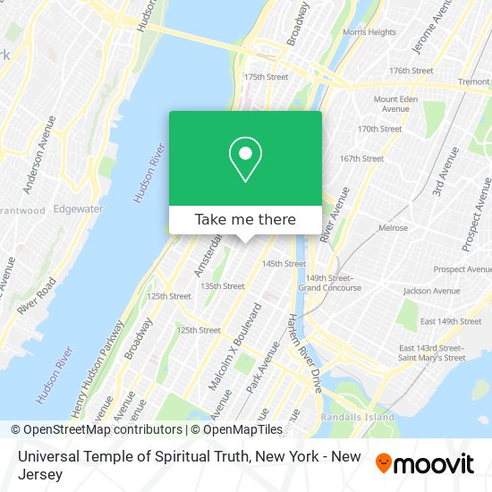 Universal Temple of Spiritual Truth map