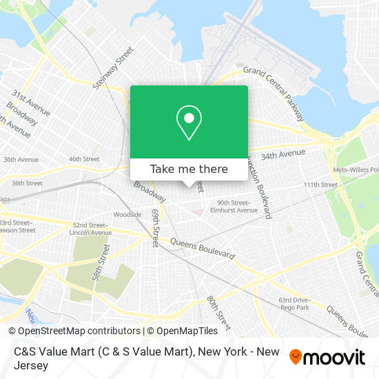 Mapa de C&S Value Mart