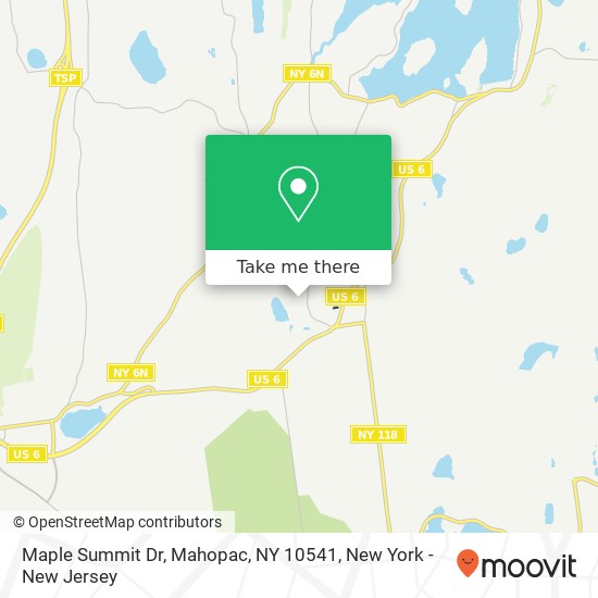 Maple Summit Dr, Mahopac, NY 10541 map