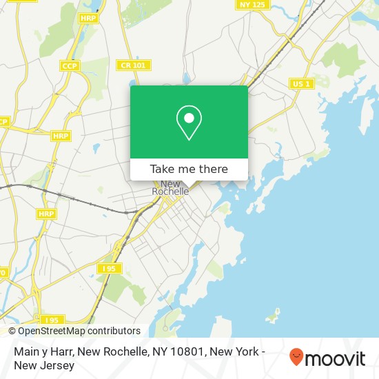 Main y Harr, New Rochelle, NY 10801 map