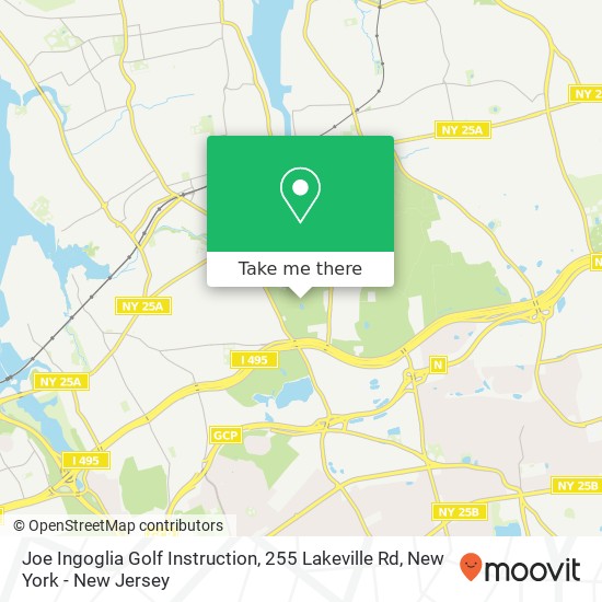 Joe Ingoglia Golf Instruction, 255 Lakeville Rd map