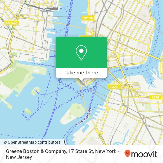 Greene Boston & Company, 17 State St map