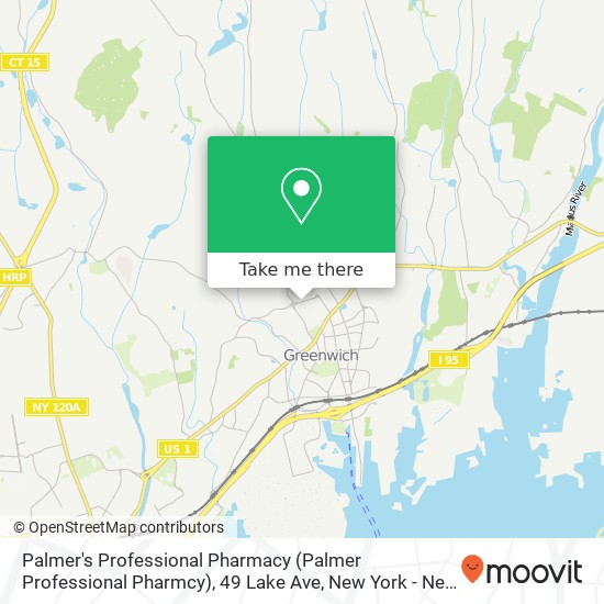 Palmer's Professional Pharmacy (Palmer Professional Pharmcy), 49 Lake Ave map