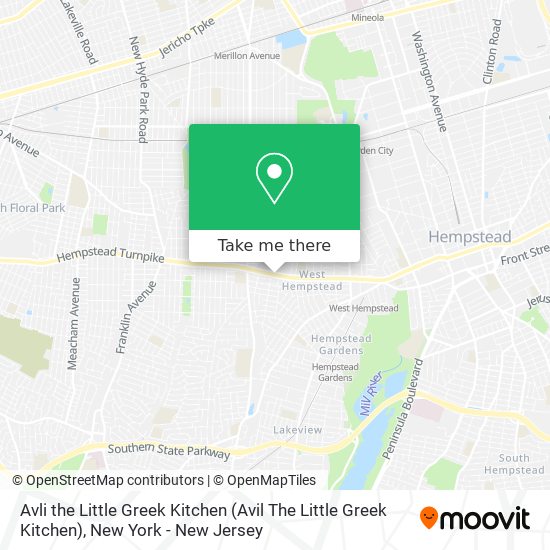 Mapa de Avli the Little Greek Kitchen (Avil The Little Greek Kitchen)