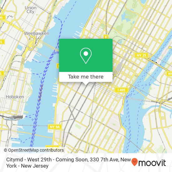 Citymd - West 29th - Coming Soon, 330 7th Ave map