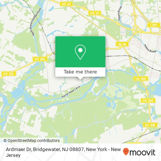 Ardmaer Dr, Bridgewater, NJ 08807 map