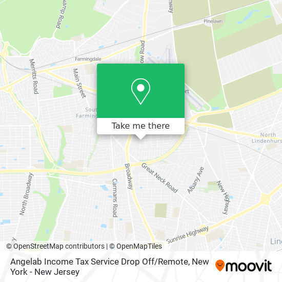 Mapa de Angelab Income Tax Service Drop Off / Remote