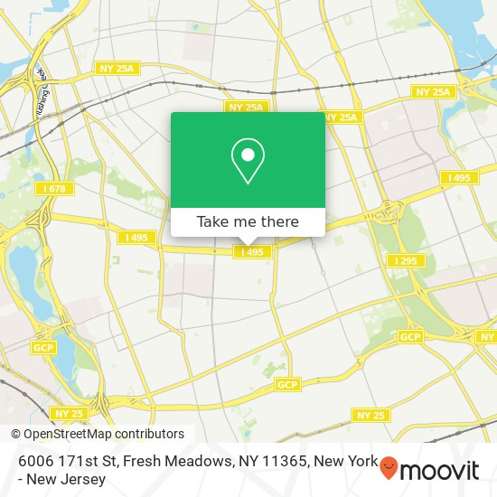 6006 171st St, Fresh Meadows, NY 11365 map