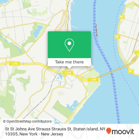 St St Johns Ave Strauss Strauss St, Staten Island, NY 10305 map