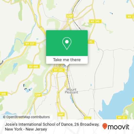 Josie's International School of Dance, 26 Broadway map