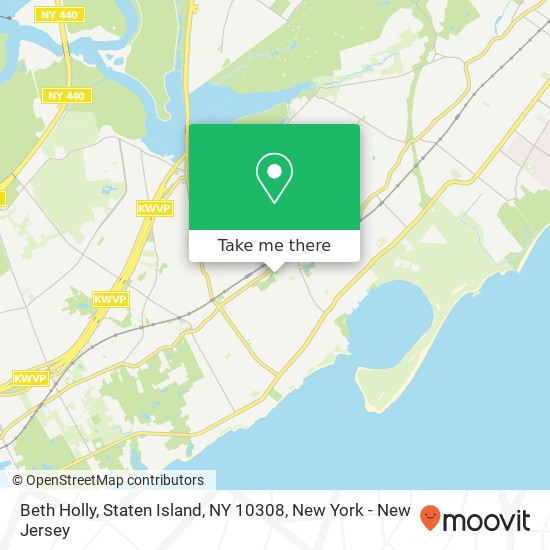 Mapa de Beth Holly, Staten Island, NY 10308