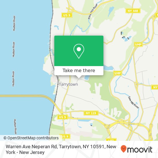 Warren Ave Neperan Rd, Tarrytown, NY 10591 map