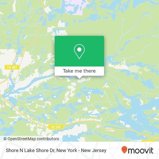 Shore N Lake Shore Dr, Browns Mills, NJ 08015 map