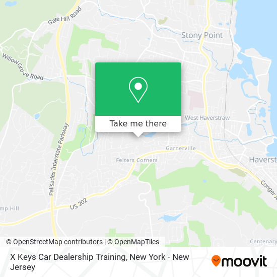 X Keys Car Dealership Training map