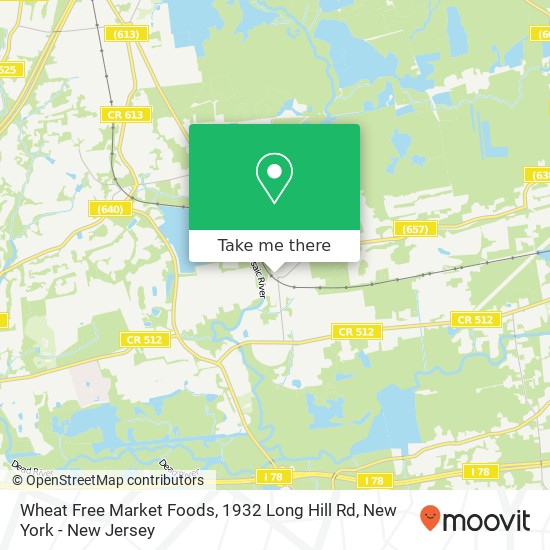 Mapa de Wheat Free Market Foods, 1932 Long Hill Rd