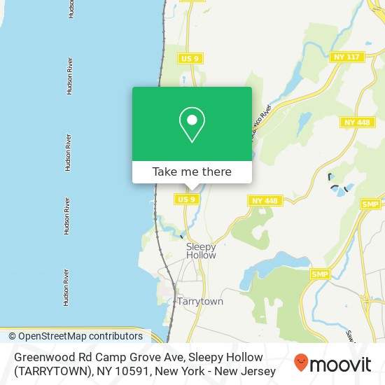 Greenwood Rd Camp Grove Ave, Sleepy Hollow (TARRYTOWN), NY 10591 map