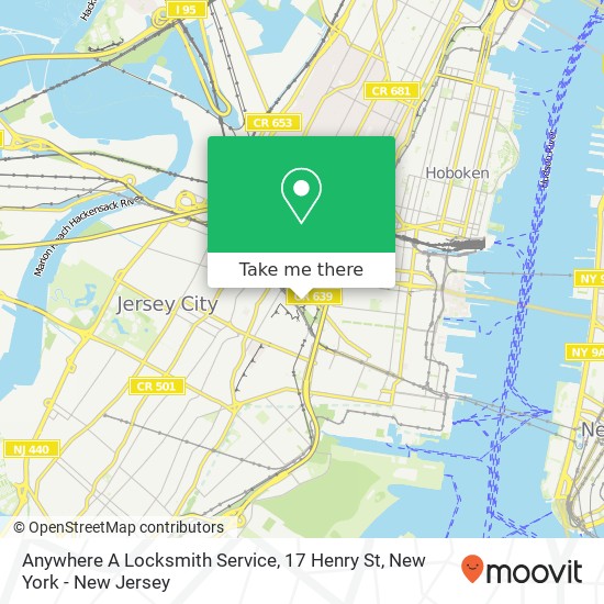 Anywhere A Locksmith Service, 17 Henry St map