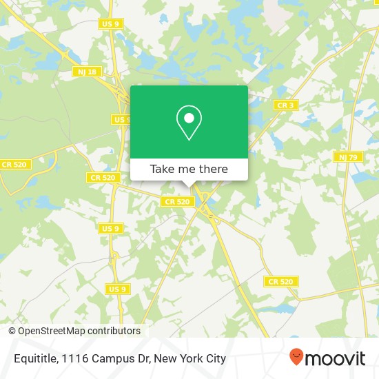 Equititle, 1116 Campus Dr map