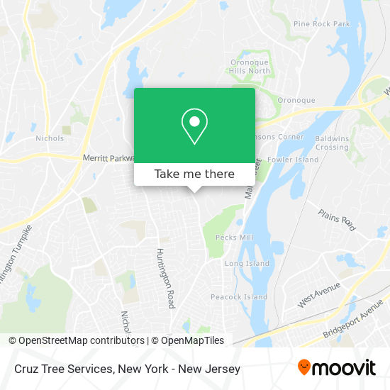 Cruz Tree Services map