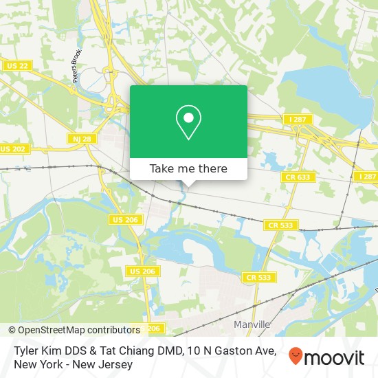 Tyler Kim DDS & Tat Chiang DMD, 10 N Gaston Ave map