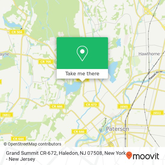 Mapa de Grand Summit CR-672, Haledon, NJ 07508