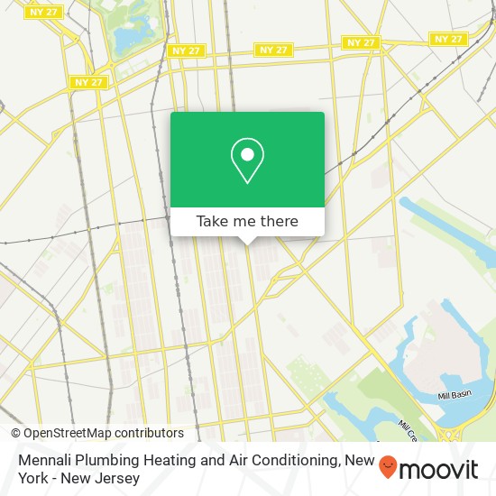 Mapa de Mennali Plumbing Heating and Air Conditioning