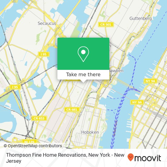 Mapa de Thompson Fine Home Renovations