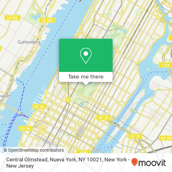 Central Olmstead, Nueva York, NY 10021 map
