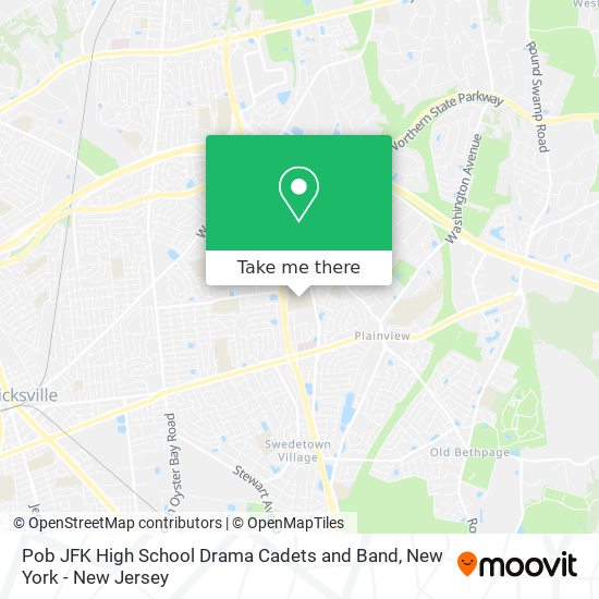 Mapa de Pob JFK High School Drama Cadets and Band