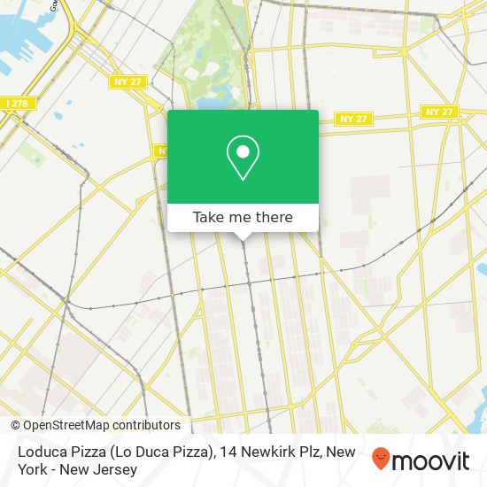 Loduca Pizza (Lo Duca Pizza), 14 Newkirk Plz map