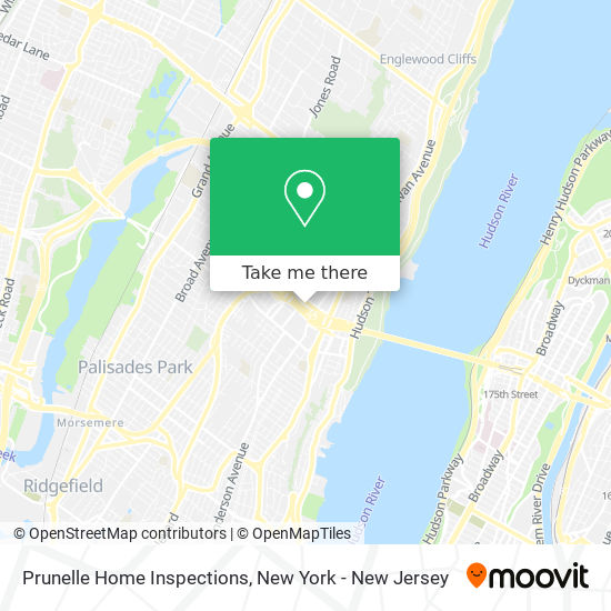 Prunelle Home Inspections map