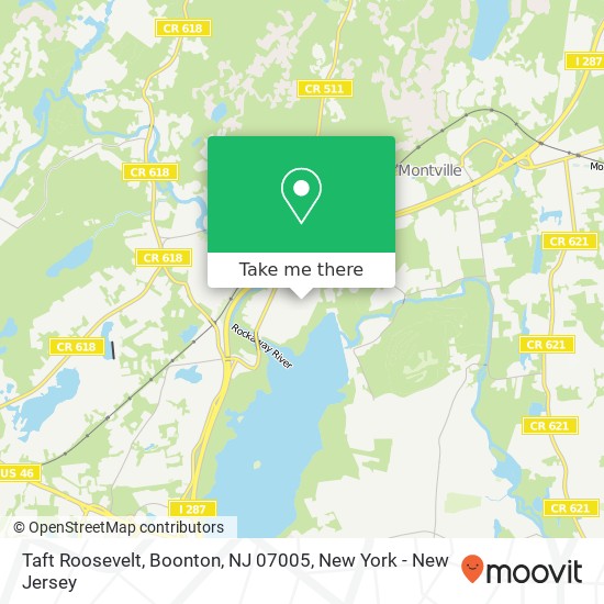 Taft Roosevelt, Boonton, NJ 07005 map