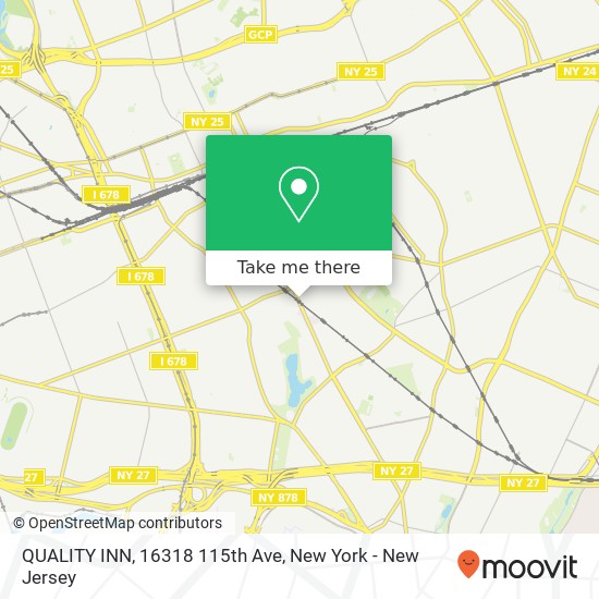 Mapa de QUALITY INN, 16318 115th Ave