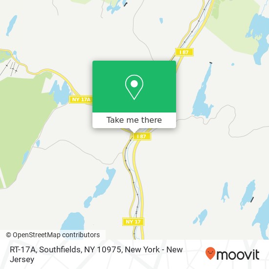 Mapa de RT-17A, Southfields, NY 10975
