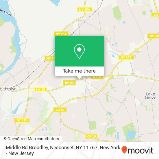 Middle Rd Broadley, Nesconset, NY 11767 map