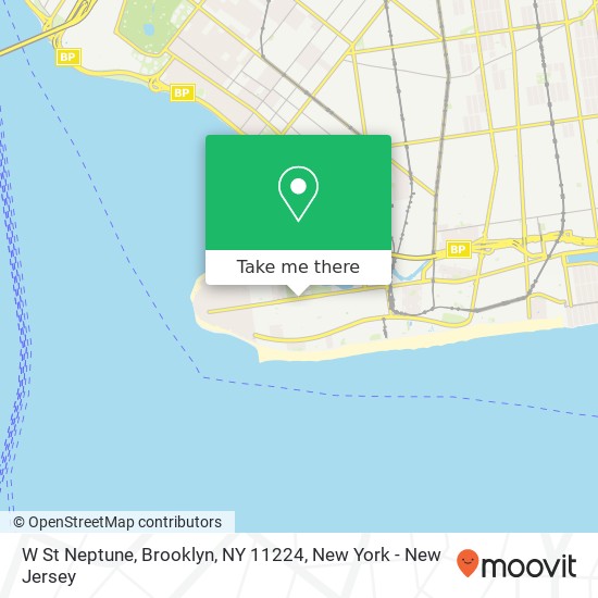 W St Neptune, Brooklyn, NY 11224 map