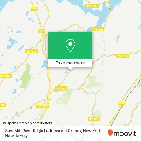 Saw Mill River Rd @ Ledgewood Comm map