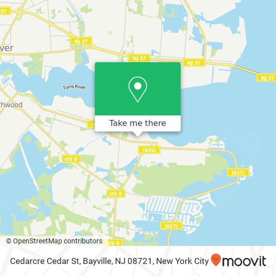 Cedarcre Cedar St, Bayville, NJ 08721 map