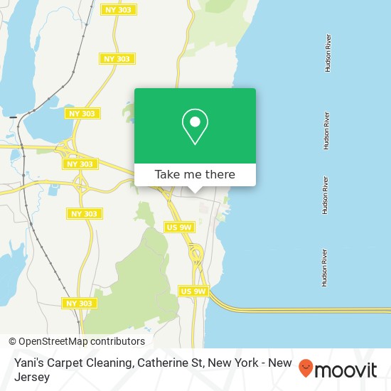 Yani's Carpet Cleaning, Catherine St map