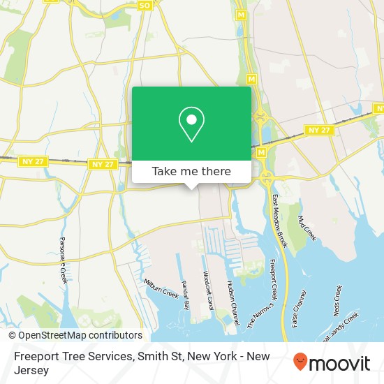 Mapa de Freeport Tree Services, Smith St