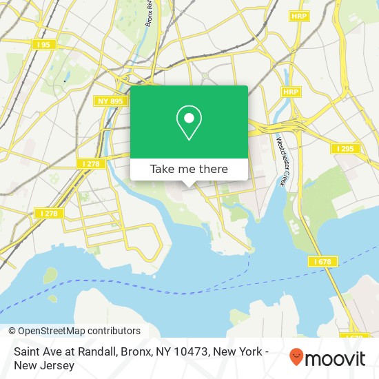 Saint Ave at Randall, Bronx, NY 10473 map