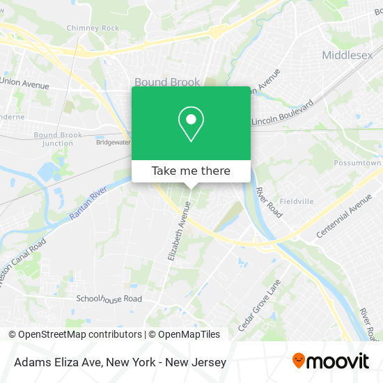 Mapa de Adams Eliza Ave