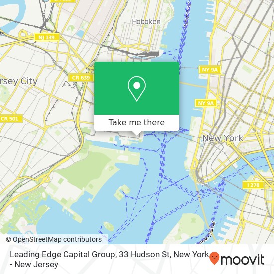 Leading Edge Capital Group, 33 Hudson St map