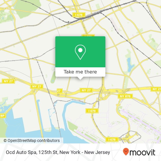 Mapa de Ocd Auto Spa, 125th St